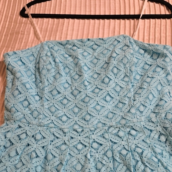 Lilly Pulitzer Strapless Turquoise Dress - Picture 5 of 16